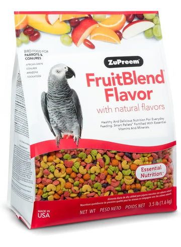 ZuPreem FruitBlend Pellets for Medium & Large Parrots 3.5lb